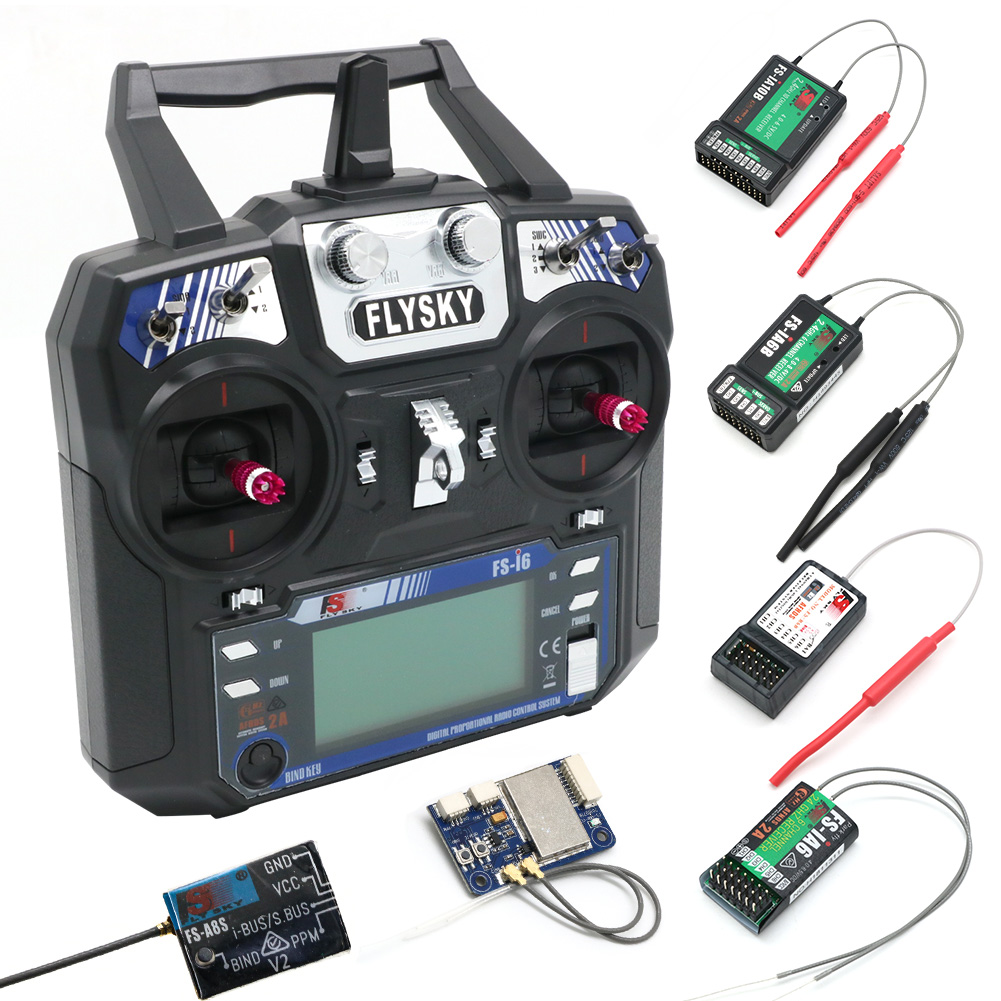 Radio Transmitter 6Ch - FLYSKY FS-i6 I6 Transmitter 2.4G 6CH