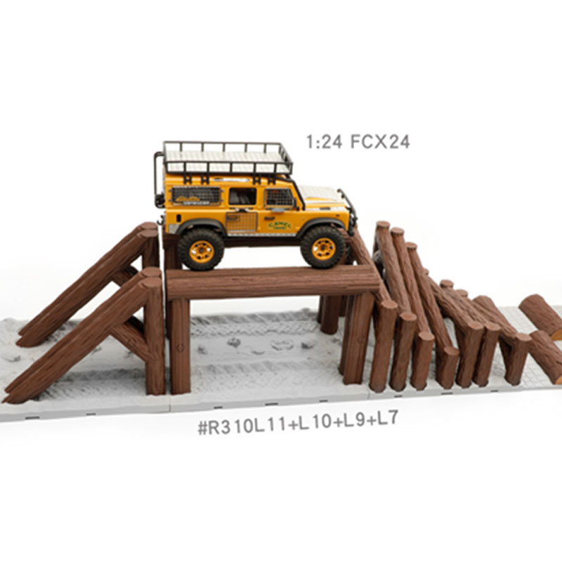 Simulated Wooden Pile Roadbloc - Rc Hobby Track recension och pris