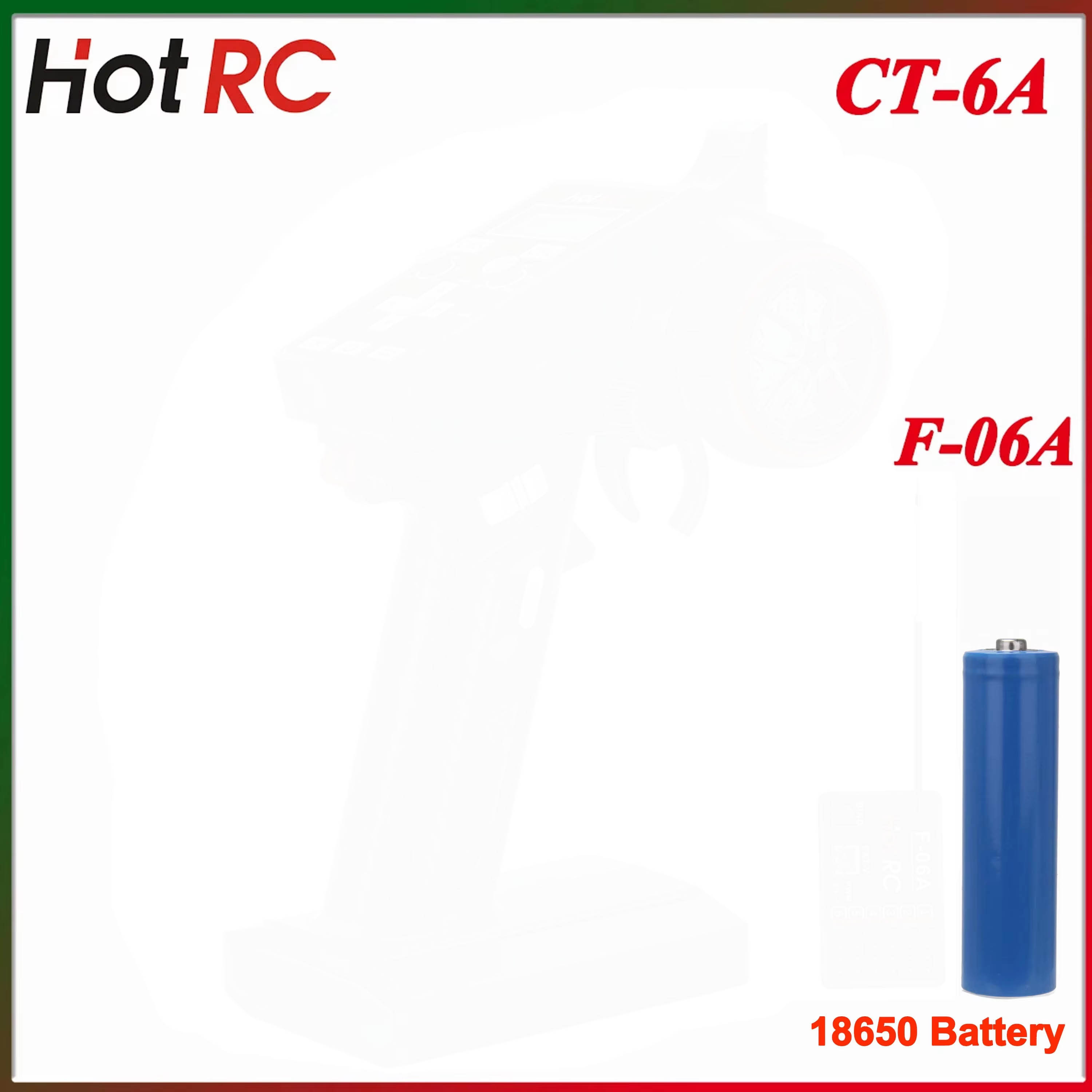 HotRC CT-6A 2.4G 6CH 6 Channel - Radio Transmitter 6Ch recension och pris