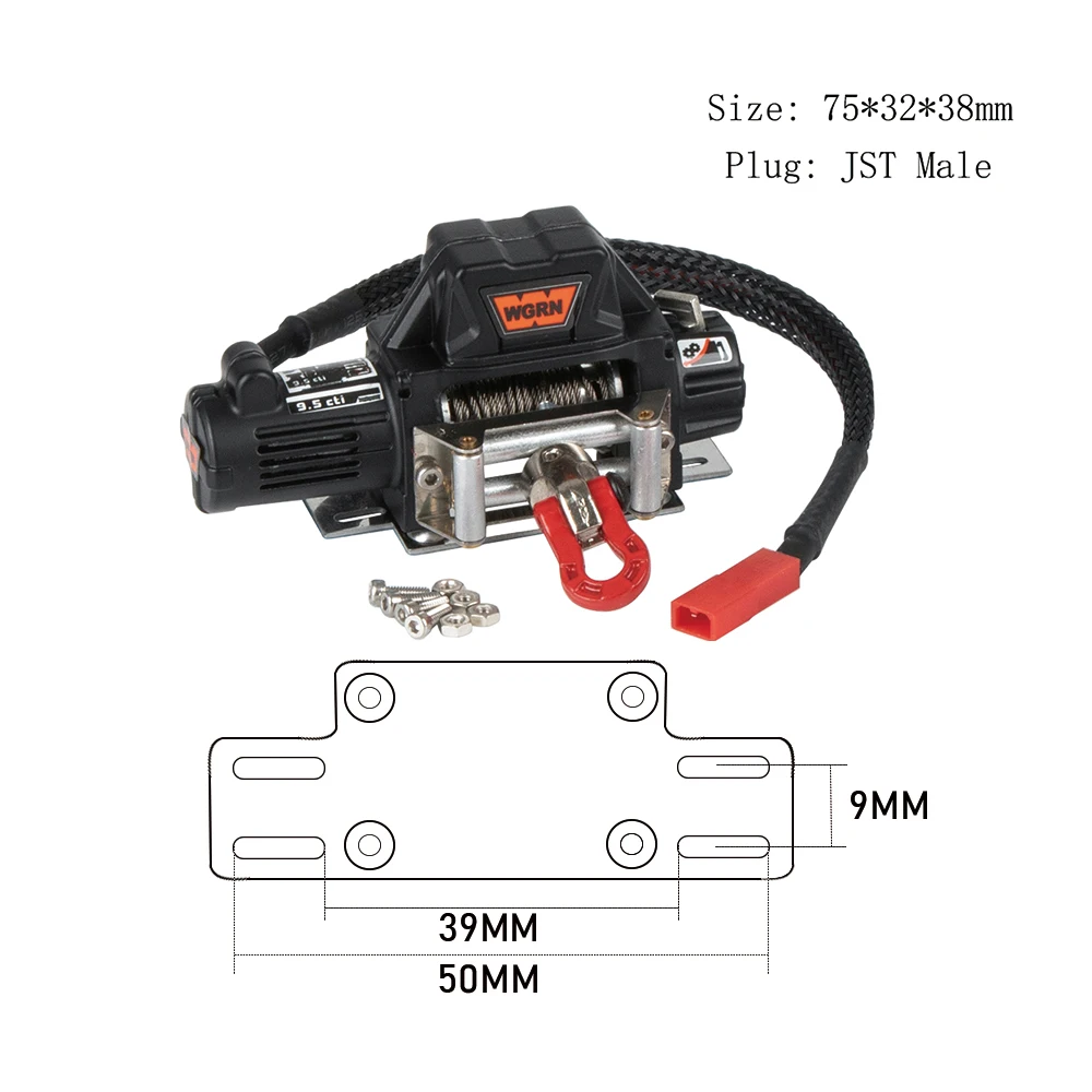 Scale Metal Winch and Wireless - Rc Crawler 4X4 recension och pris