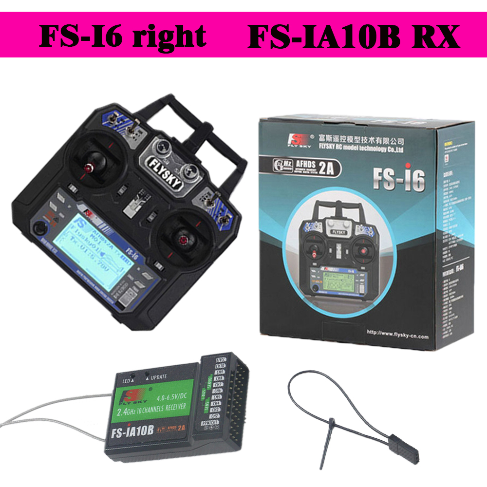 Flysky FS-i6 2.4G 6CH AFHDS Ra - Radio Transmitter 6Ch recension och pris