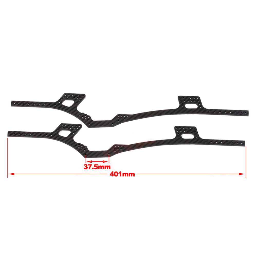 Carbon Fiber LCG Chassis Kit F - Rc Crawler 4X4 recension och pris