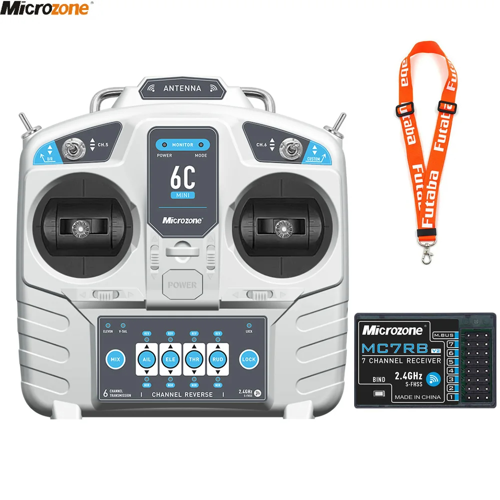 MicroZone MC6C Mini V2 2.4G 6C - Radio Transmitter 6Ch recension och pris