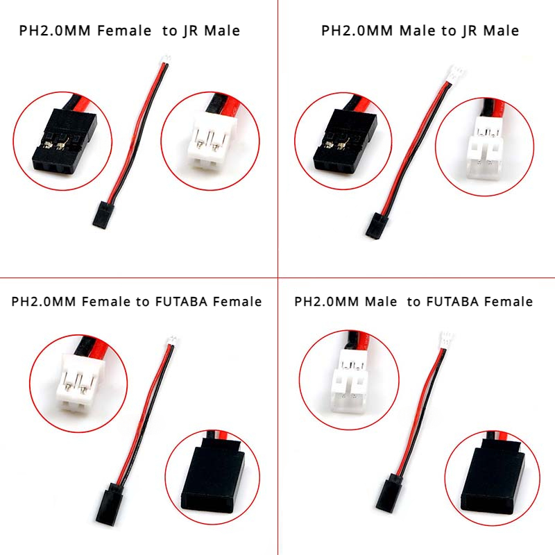 1/5/10Pcs/lot PH2.0 Male/Femal - Rc Hobby Grade recension och pris