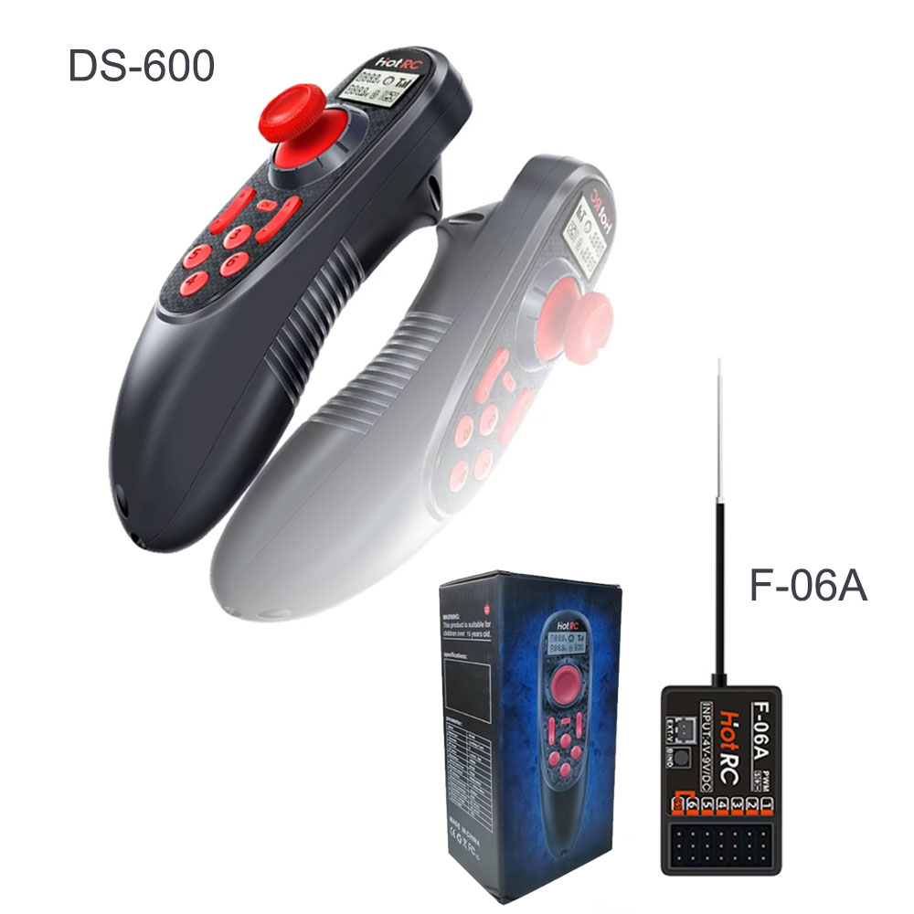 HOTRC DS-600 2.4GHz 6CH RC Boa - Radio Transmitter 6Ch recension och pris