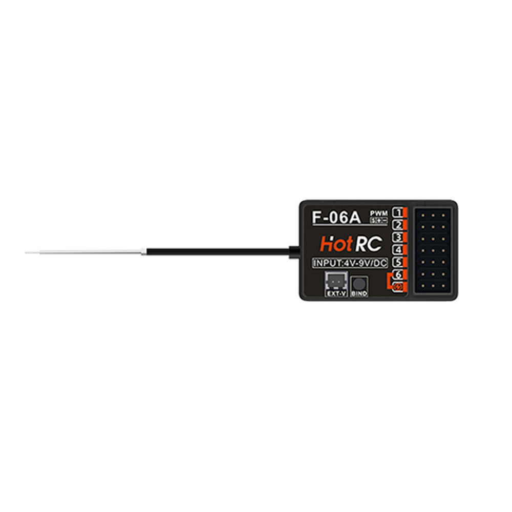 HOTRC DS-600 2.4GHz 6CH RC Boa - Radio Transmitter 6Ch recension och pris