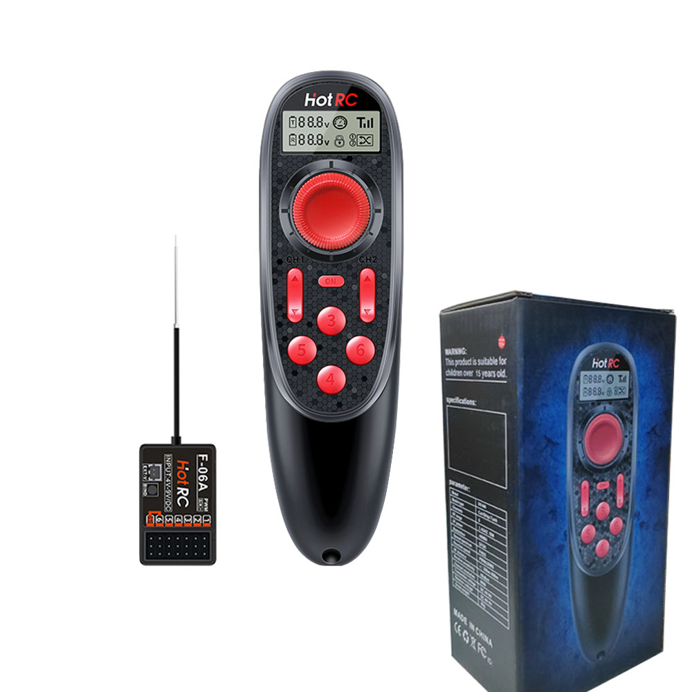 HOTRC DS-600 2.4GHz 6CH RC Boa - Radio Transmitter 6Ch recension och pris